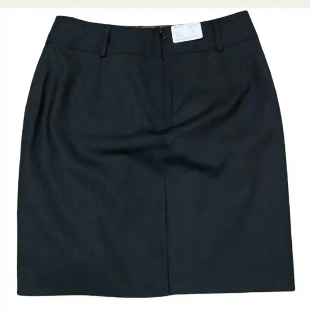 Vintage Banana Republic x Virgin Airlines Black Stewardess Pencil Skirt Size 6